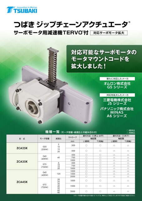 Servomotor reductor actuador de cadena Zip TERVO