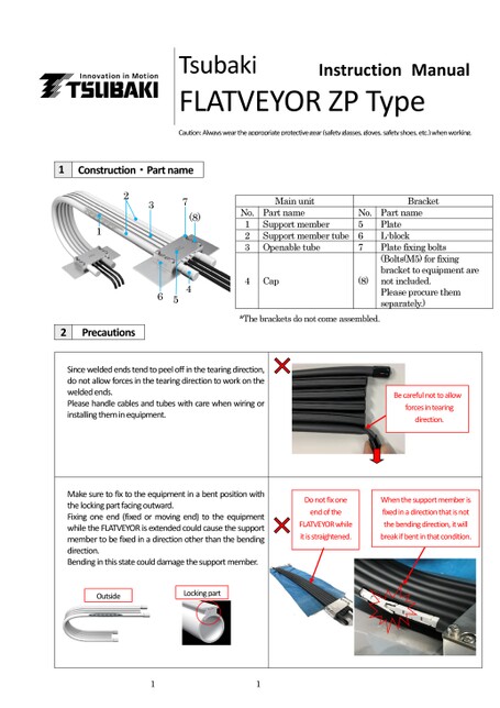 Especificaciones FLATVEYOR ZP manuales de instrucciones FVZP