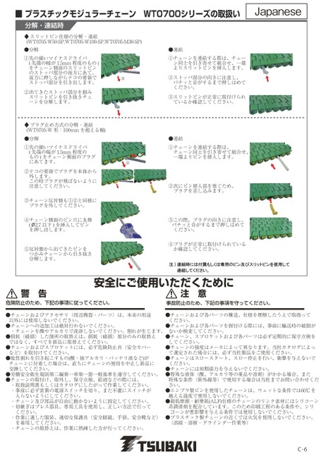 Manuales de instrucciones de la serie WT0700