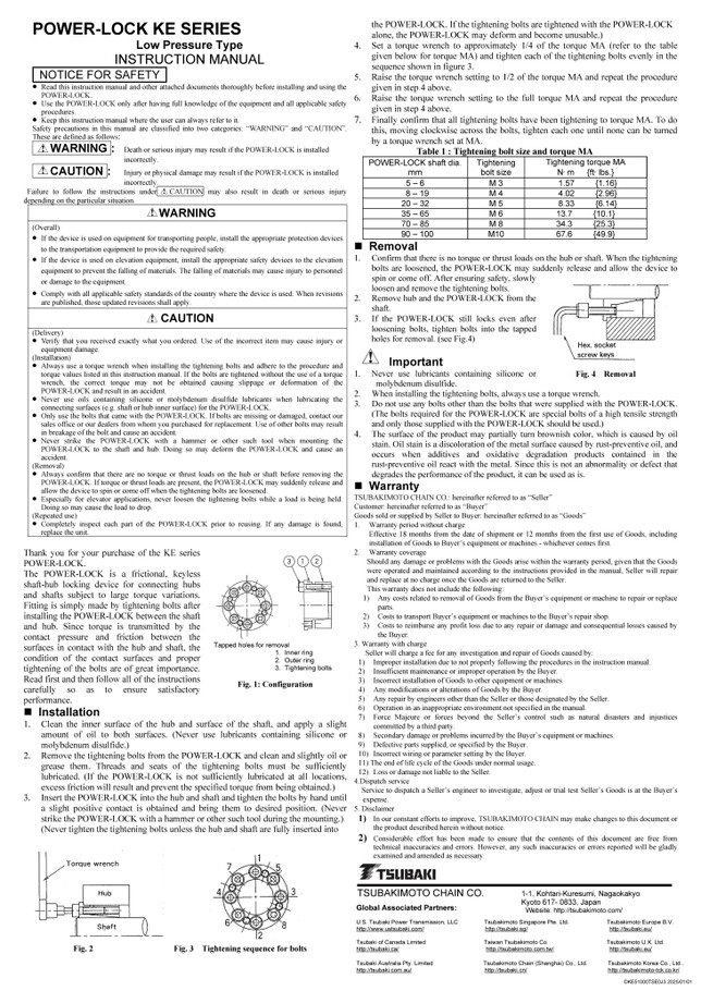 Serie de baja presión de contacto de la serie KE