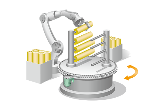 Unidad de transmisión de engranajes de pasador