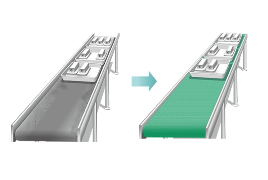 Cadena modular plástica