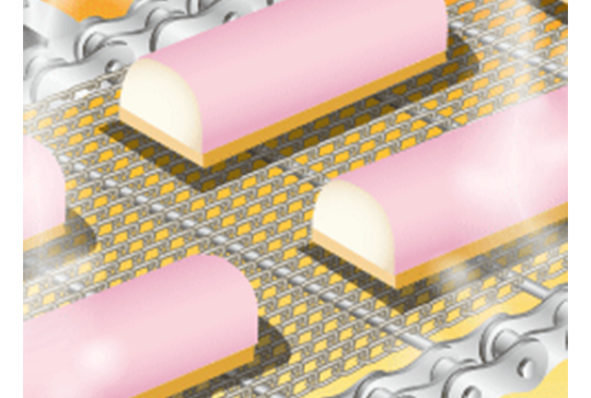 cadena transportadora de pequeño tamaño resistente al medio ambiente, especificación LSK