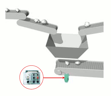Cinta transportadora de la planta de tratamiento de residuos