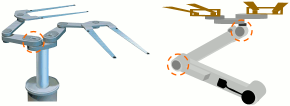 robots de transporte de obleas semiconductoras y robots de transporte de vidrio LCD grande