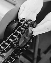 Conectar en la rueda dentada