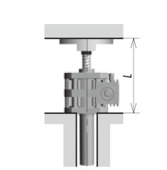 Base fija - extremo del eje fijo