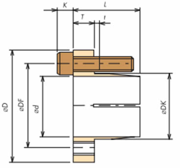 Especificación de manguito tipo S