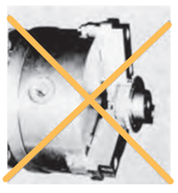 Asegúrese de evitar que la brida se tuerza.