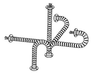 3次元に屈曲可能