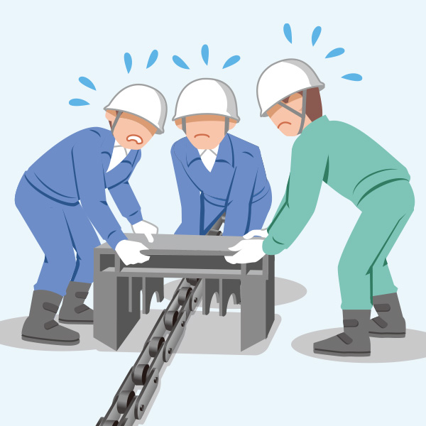 切継ぎに大掛かりな工具・治具が必要