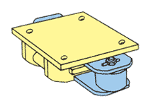 Con rodillos guía horizontales