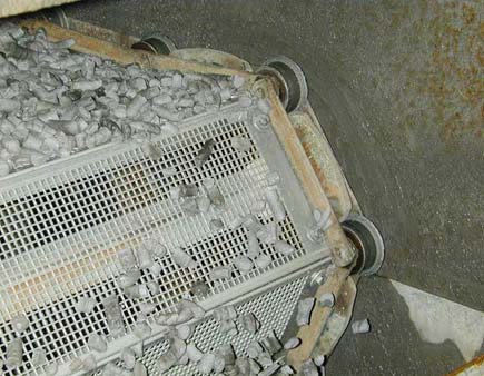 Cadena transportadora de red (con pasador fijo)