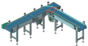 Cadena modular plástica