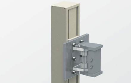 Especificaciones del eje de giro