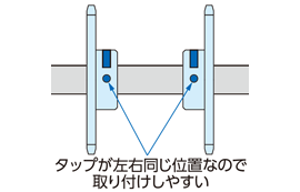 medio ensamblado en imagen en espejo