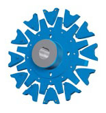 tipo de diente de reemplazo de bloque