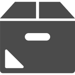 icono de caja de cartón