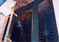 Para cintas transportadoras de escoria fundida